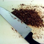 Chopped chocolate