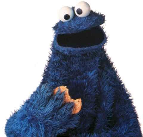 Cookie Monster in happier days