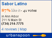 Sabor Latino on Urbanspoon