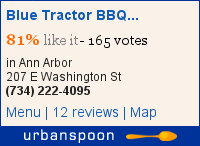 Blue Tractor BBQ & Brewery on Urbanspoon