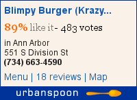 Blimpy Burger (Krazy Jim's) on Urbanspoon