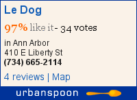Le Dog on Urbanspoon