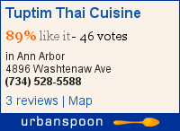 Tuptim Thai Cuisine on Urbanspoon