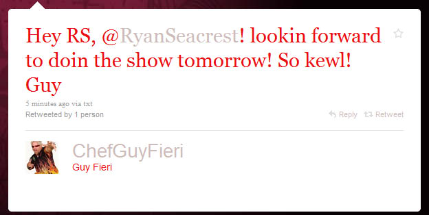 Fieri Strikes Again…