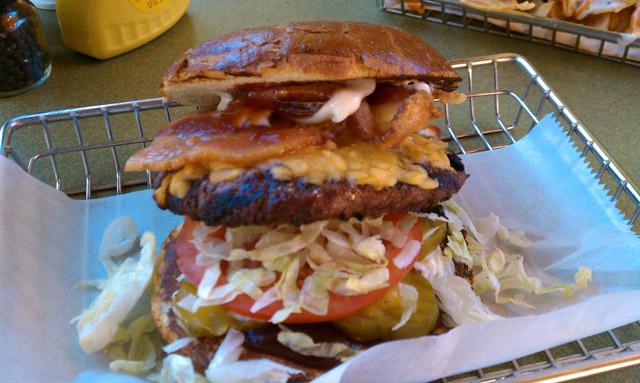 BBQ Velveeta Burger - @burger Ann Arbor, MI